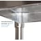 Bk Resources Work Table Stainless Steel Undershelf, Plastic feet 1.5" Riser 60"x30" SVTR-6030 - alternate 6
